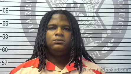 Mugshot of JAHEIM OMARI RATTLEY booked in Harrison County, Mississippi on July 14, 2026