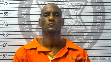 Mugshot of STEVEN ELI HERRING BROWN booked in Harrison County, Mississippi on July 14, 2026