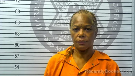 Mugshot of Dorothy Latonza Winston booked in Harrison County, Mississippi on July 25, 2026