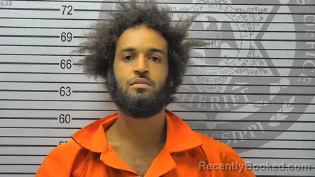 Mugshot of JAKOB CORNELL HARRIS booked in Harrison County, Mississippi on August 4, 2026