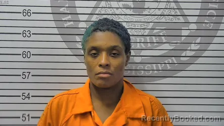 Mugshot of SHACONDRIA SADE GALLOWAY booked in Harrison County, Mississippi on August 4, 2026