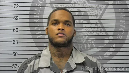 Mugshot of DANIEL JAMES BROWN booked in Harrison County, Mississippi on August 4, 2026