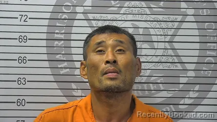 Mugshot of Tung Nguyen booked in Harrison County, Mississippi on August 11, 2026