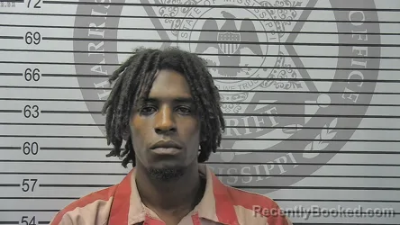 Mugshot of Jeremy Travon Boothe booked in Harrison County, Mississippi on August 12, 2026
