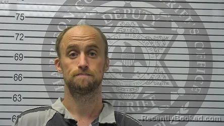 Mugshot of Joseph Wayne Ulmer booked in Harrison County, Mississippi on August 12, 2026