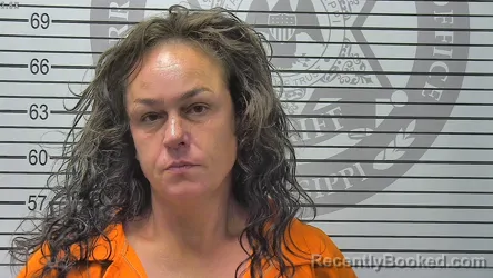 Mugshot of Meagan Jolene Taylor booked in Harrison County, Mississippi on August 13, 2026