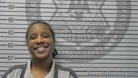 Mugshot of Precious Latray Edwards booked in Harrison County, Mississippi on August 13, 2026