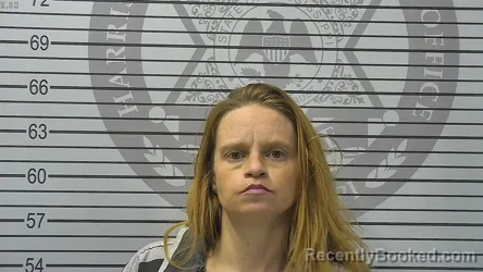 Mugshot of Robin Ann Jermyn booked in Harrison County, Mississippi on August 13, 2026