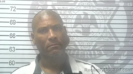 Mugshot of Billie Salvador Braziel booked in Harrison County, Mississippi on August 13, 2026