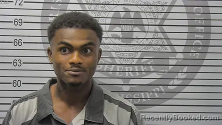 Mugshot of Gavin Darellwillis White booked in Harrison County, Mississippi on August 13, 2026