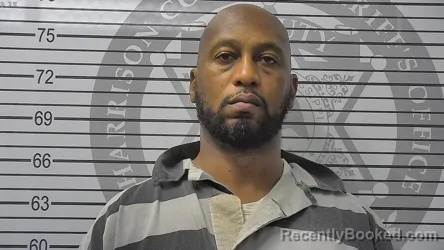 Mugshot of Darmarte Carlos Epps booked in Harrison County, Mississippi on August 14, 2026