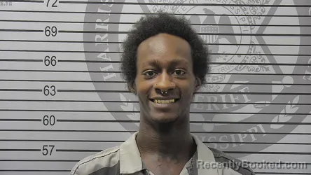 Mugshot of Roderick Damarcus Dashaw Green booked in Harrison County, Mississippi on August 14, 2026