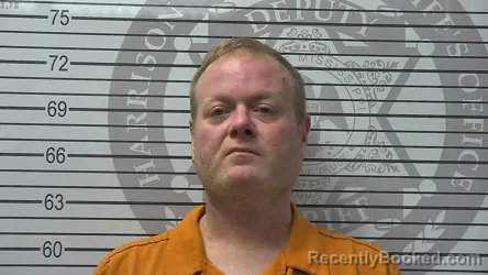 Mugshot of Mark Howard Wisener booked in Harrison County, Mississippi on August 14, 2026