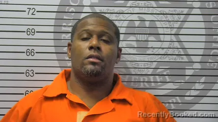 Mugshot of Kevin Angelo Sandifer booked in Harrison County, Mississippi on August 15, 2026
