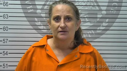Mugshot of Brandi Leigh Granberry booked in Harrison County, Mississippi on August 15, 2026