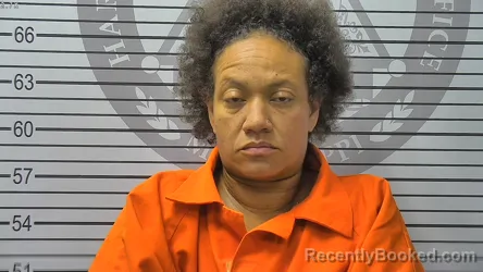 Mugshot of Charity Faith Prudhomme booked in Harrison County, Mississippi on August 17, 2026