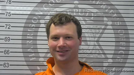 Mugshot of Logan Patrick Meyer booked in Harrison County, Mississippi on August 17, 2026
