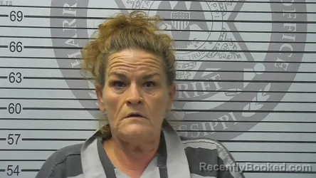 Mugshot of Paula Ann Lizana booked in Harrison County, Mississippi on August 17, 2026