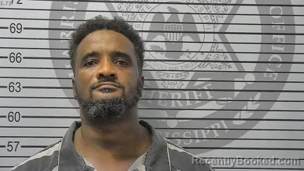 Mugshot of Reginald Eugene Seymour booked in Harrison County, Mississippi on August 17, 2026