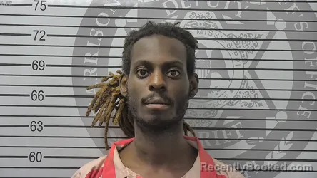 Mugshot of Joshua Kesney booked in Harrison County, Mississippi on August 18, 2026
