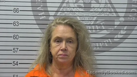 Mugshot of Kandy Fletcher Cohen booked in Harrison County, Mississippi on August 18, 2026