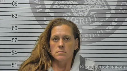 Mugshot of Dayna Lea Payne booked in Harrison County, Mississippi on August 19, 2026
