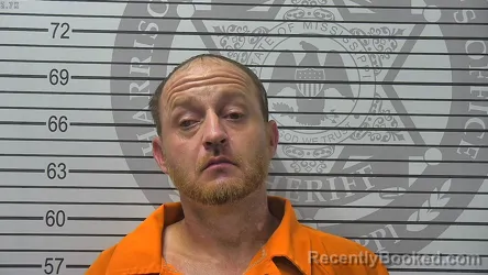 Mugshot of Jerry Leon Anderson booked in Harrison County, Mississippi on August 19, 2026
