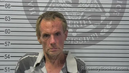 Mugshot of David Michael Ladnier booked in Harrison County, Mississippi on August 19, 2026