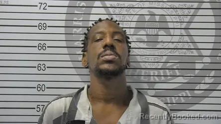Mugshot of Dacolburn Leprentice Stallworth booked in Harrison County, Mississippi on August 19, 2026
