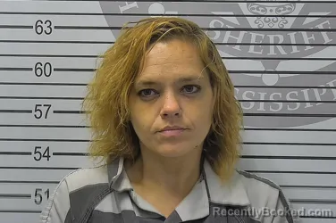 Mugshot of Tiffany Nicole Furgeson booked in Harrison County, Mississippi on August 19, 2026
