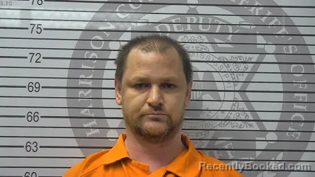 Mugshot of Robert Michael Philley booked in Harrison County, Mississippi on August 20, 2026