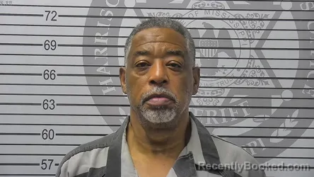 Mugshot of Terrence Lee Carmichael booked in Harrison County, Mississippi on August 20, 2026