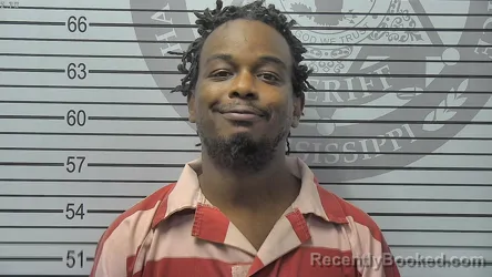 Mugshot of Antwon Duane Williams booked in Harrison County, Mississippi on August 21, 2026