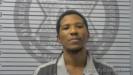 Mugshot of Marquis Mitchell booked in Harrison County, Mississippi on August 21, 2026