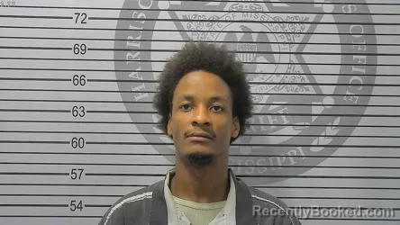 Mugshot of Marlon Anthony Watson booked in Harrison County, Mississippi on August 21, 2026