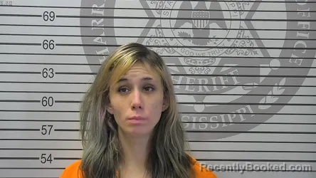 Mugshot of Daisy Ann Boyd booked in Harrison County, Mississippi on August 22, 2026
