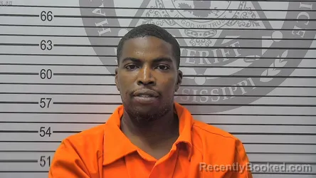 Mugshot of Kejuan Shakor Coleman booked in Harrison County, Mississippi on August 23, 2026