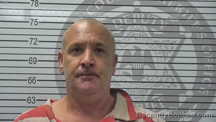 Mugshot of Michael Allen Hartmann booked in Harrison County, Mississippi on August 23, 2026