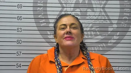 Mugshot of Tedra Marie Pike booked in Harrison County, Mississippi on August 23, 2026