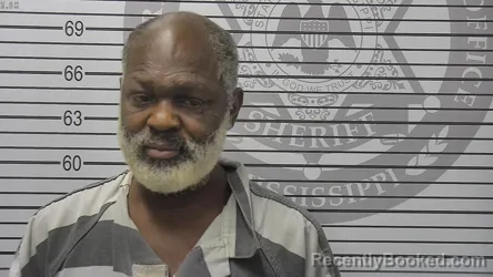 Mugshot of John Reneard Robinson booked in Harrison County, Mississippi on August 23, 2026