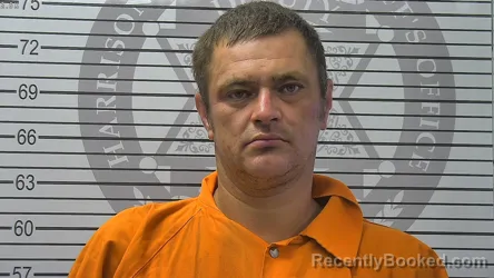 Mugshot of David Wayne Hampton booked in Harrison County, Mississippi on August 24, 2026