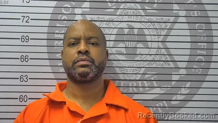 Mugshot of Charles Arman Paige booked in Harrison County, Mississippi on August 24, 2026