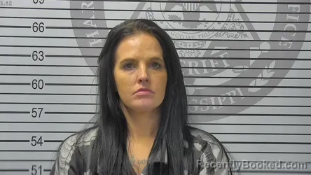 Mugshot of Abigail Elizabeth Landry booked in Harrison County, Mississippi on August 24, 2026