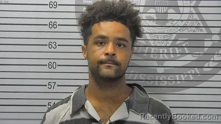 Mugshot of Jalyn Oneal Watkins booked in Harrison County, Mississippi on September 4, 2026