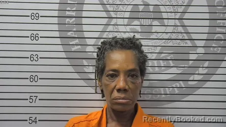 Mugshot of Charlene Elizabeth Keyes booked in Harrison County, Mississippi on September 4, 2026
