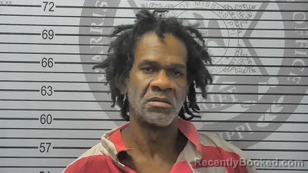 Mugshot of Germaine Antoine Strickland booked in Harrison County, Mississippi on September 5, 2026