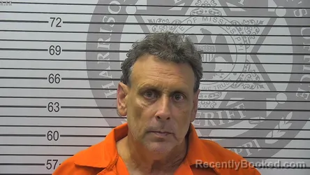 Mugshot of Richard Dean  Jr Cooper booked in Harrison County, Mississippi on September 5, 2026