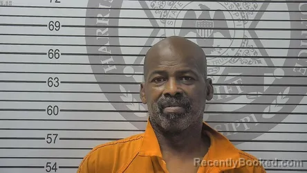 Mugshot of Kenneth Reginald Foxworth booked in Harrison County, Mississippi on September 5, 2026