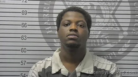 Mugshot of Brian Dandrea Lawhitney Jr Cooks booked in Harrison County, Mississippi on September 5, 2026