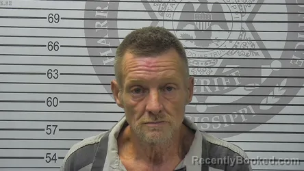 Mugshot of Tony Curtis Raymond booked in Harrison County, Mississippi on September 5, 2026